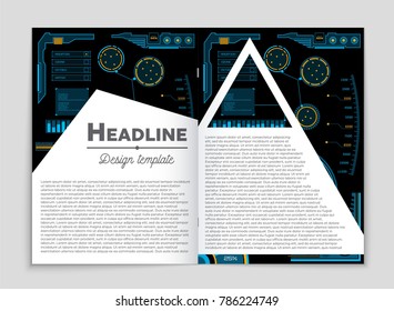 Abstract vector layout background set. For art template design, list, front page, mockup brochure theme style, banner, idea, cover, booklet, print, flyer, book, blank, card, ad, sign, sheet, a4.