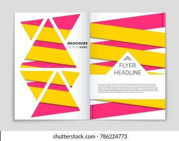Abstract vector layout background set. For art template design, list, front page, mockup brochure theme style, banner, idea, cover, booklet, print, flyer, book, blank, card, ad, sign, sheet, a4.