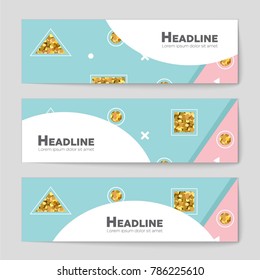 Abstract vector layout background set. For art template design, list, front page, mockup brochure theme style, banner, idea, cover, booklet, print, flyer, book, blank, card, ad, sign, sheet, a4