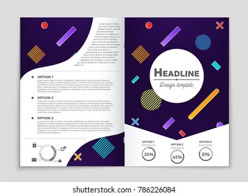 Abstract vector layout background set. For art template design, list, front page, mockup brochure theme style, banner, idea, cover, booklet, print, flyer, book, blank, card, ad, sign, sheet, a4.