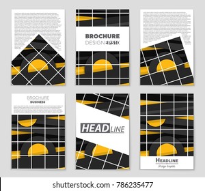 Abstract vector layout background set. For art template design, list, front page, mockup brochure theme style, banner, idea, cover, booklet, print, flyer, book, blank, card, ad, sign, sheet,, a4.