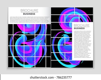 Abstract vector layout background set. For art template design, list, front page, mockup brochure theme style, banner, idea, cover, booklet, print, flyer, book, blank, card, ad, sign, sheet, a4