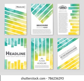 Abstract vector layout background set. For art template design, list, front page, mockup brochure theme style, banner, idea, cover, booklet, print, flyer, book, blank, card, ad, sign, sheet, a4.
