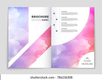 Abstract vector layout background set. For art template design, list, front page, mockup brochure theme style, banner, idea, cover, booklet, print, flyer, book, blank, card, ad, sign, sheet, a4