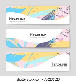 Abstract vector layout background set. For art template design, list, front page, mockup brochure theme style, banner, idea, cover, booklet, print, flyer, book, blank, card, ad, sign, sheet, a4