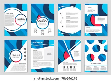 Abstract vector layout background set. For art template design, list, front page, mockup brochure theme style, banner, idea, cover, booklet, print, flyer, book, blank, card, ad, sign, sheet,, a4.