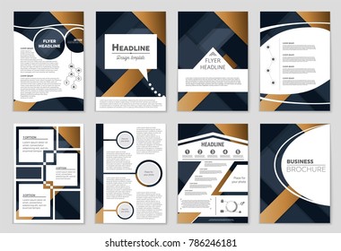 Abstract vector layout background set. For art template design, list, front page, mockup brochure theme style, banner, idea, cover, booklet, print, flyer, book, blank, card, ad, sign, sheet,, a4.