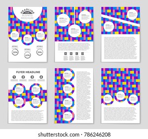 Abstract vector layout background set. For art template design, list, front page, mockup brochure theme style, banner, idea, cover, booklet, print, flyer, book, blank, card, ad, sign, sheet, a4