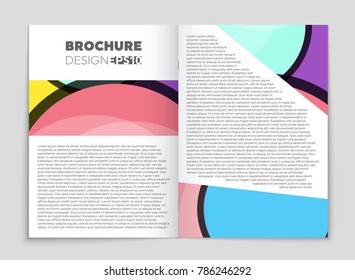 Abstract vector layout background set. For art template design, list, front page, mockup brochure theme style, banner, idea, cover, booklet, print, flyer, book, blank, card, ad, sign, sheet,, a4.