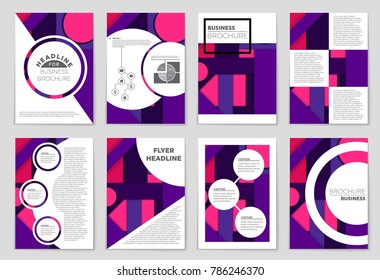 Abstract vector layout background set. For art template design, list, front page, mockup brochure theme style, banner, idea, cover, booklet, print, flyer, book, blank, card, ad, sign, sheet,, a4.