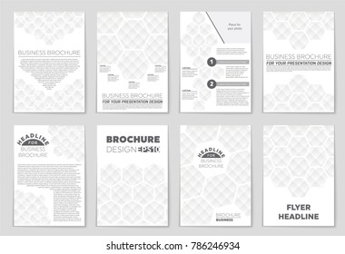 Abstract vector layout background set. For art template design, list, front page, mockup brochure theme style, banner, idea, cover, booklet, print, flyer, book, blank, card, ad, sign, sheet, a4