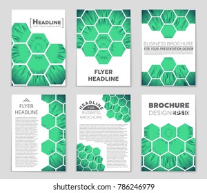 Abstract vector layout background set. For art template design, list, front page, mockup brochure theme style, banner, idea, cover, booklet, print, flyer, book, blank, card, ad, sign, sheet, a4.