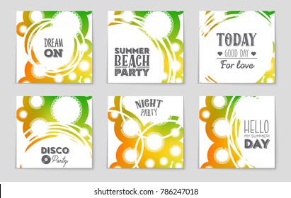 Abstract vector layout background set. For art template design, list, front page, mockup brochure theme style, banner, idea, cover, booklet, print, flyer, book, blank, card, ad, sign, sheet, a4.