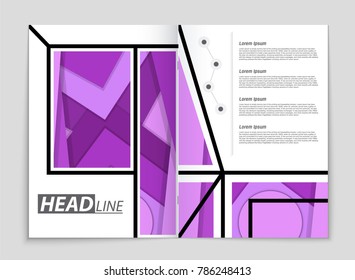 Abstract vector layout background set. For art template design, list, front page, mockup brochure theme style, banner, idea, cover, booklet, print, flyer, book, blank, card, ad, sign, sheet,, a4.