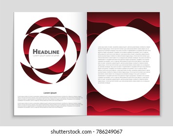 Abstract vector layout background set. For art template design, list, front page, mockup brochure theme style, banner, idea, cover, booklet, print, flyer, book, blank, card, ad, sign, sheet, a4.