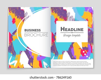Abstract vector layout background set. For art template design, list, front page, mockup brochure theme style, banner, idea, cover, booklet, print, flyer, book, blank, card, ad, sign, sheet, a4