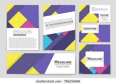 Abstract vector layout background set. For art template design, list, front page, mockup brochure theme style, banner, idea, cover, booklet, print, flyer, book, blank, card, ad, sign, sheet,, a4.