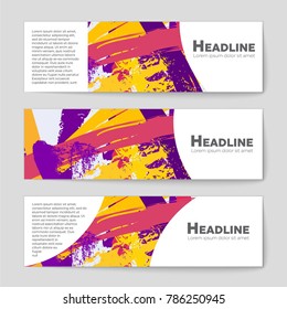 Abstract vector layout background set. For art template design, list, front page, mockup brochure theme style, banner, idea, cover, booklet, print, flyer, book, blank, card, ad, sign, sheet, a4