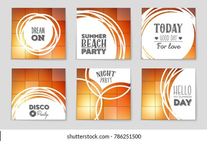 Abstract vector layout background set. For art template design, list, front page, mockup brochure theme style, banner, idea, cover, booklet, print, flyer, book, blank, card, ad, sign, sheet, a4.