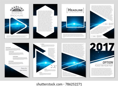 Abstract vector layout background set. For art template design, list, front page, mockup brochure theme style, banner, idea, cover, booklet, print, flyer, book, blank, card, ad, sign, sheet, a4