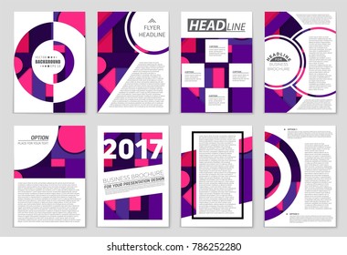 Abstract vector layout background set. For art template design, list, front page, mockup brochure theme style, banner, idea, cover, booklet, print, flyer, book, blank, card, ad, sign, sheet,, a4.