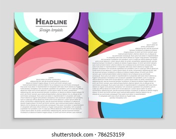 Abstract vector layout background set. For art template design, list, front page, mockup brochure theme style, banner, idea, cover, booklet, print, flyer, book, blank, card, ad, sign, sheet,, a4.