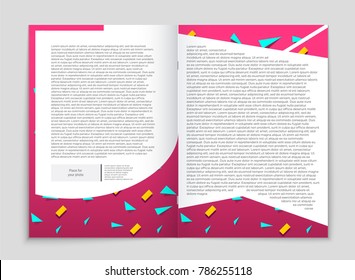 Abstract vector layout background set. For art template design, list, front page, mockup brochure theme style, banner, idea, cover, booklet, print, flyer, book, blank, card, ad, sign, sheet, a4