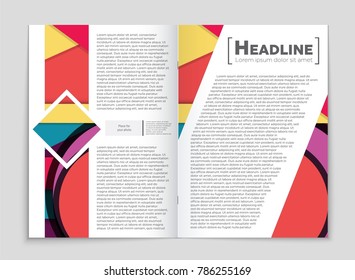 Abstract vector layout background set. For art template design, list, front page, mockup brochure theme style, banner, idea, cover, booklet, print, flyer, book, blank, card, ad, sign, sheet,, a4.