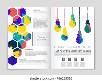 Abstract vector layout background set. For art template design, list, front page, mockup brochure theme style, banner, idea, cover, booklet, print, flyer, book, blank, card, ad, sign, sheet, a4