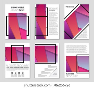 Abstract vector layout background set. For art template design, list, front page, mockup brochure theme style, banner, idea, cover, booklet, print, flyer, book, blank, card, ad, sign, sheet,, a4.