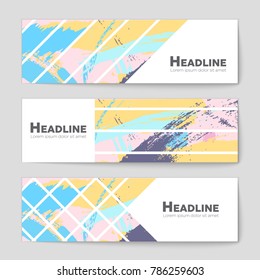 Abstract vector layout background set. For art template design, list, front page, mockup brochure theme style, banner, idea, cover, booklet, print, flyer, book, blank, card, ad, sign, sheet, a4