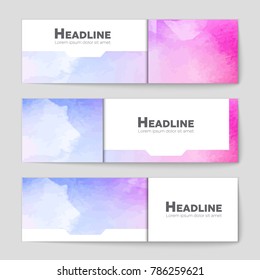 Abstract vector layout background set. For art template design, list, front page, mockup brochure theme style, banner, idea, cover, booklet, print, flyer, book, blank, card, ad, sign, sheet, a4