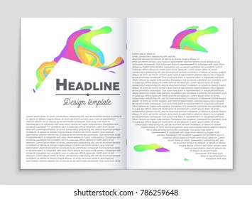 Abstract vector layout background set. For art template design, list, front page, mockup brochure theme style, banner, idea, cover, booklet, print, flyer, book, blank, card, ad, sign, sheet, a4