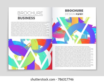 Abstract vector layout background set. For art template design, list, front page, mockup brochure theme style, banner, idea, cover, booklet, print, flyer, book, blank, card, ad, sign, sheet, a4
