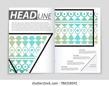 Abstract vector layout background set. For art template design, list, front page, mockup brochure theme style, banner, idea, cover, booklet, print, flyer, book, blank, card, ad, sign, sheet, a4.