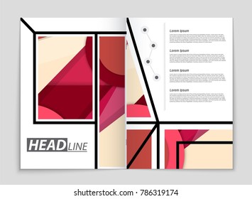Abstract vector layout background set. For art template design, list, front page, mockup brochure theme style, banner, idea, cover, booklet, print, flyer, book, blank, card, ad, sign, sheet,, a4.