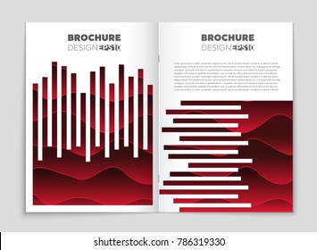 Abstract vector layout background set. For art template design, list, front page, mockup brochure theme style, banner, idea, cover, booklet, print, flyer, book, blank, card, ad, sign, sheet, a4.