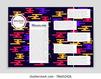 Abstract vector layout background set. For art template design, list, front page, mockup brochure theme style, banner, idea, cover, booklet, print, flyer, book, blank, card, ad, sign, sheet, a4.