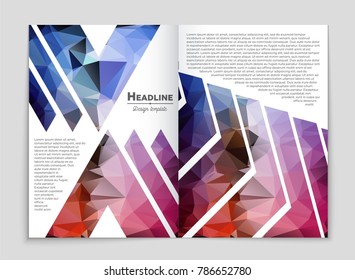 Abstract vector layout background set. For art template design, list, front page, mockup brochure theme style, banner, idea, cover, booklet, print, flyer, book, blank, card, ad, sign, sheet, a4