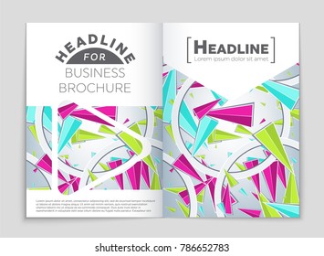 Abstract vector layout background set. For art template design, list, front page, mockup brochure theme style, banner, idea, cover, booklet, print, flyer, book, blank, card, ad, sign, sheet, a4.
