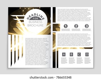 Abstract vector layout background set. For art template design, list, front page, mockup brochure theme style, banner, idea, cover, booklet, print, flyer, book, blank, card, ad, sign, sheet, a4