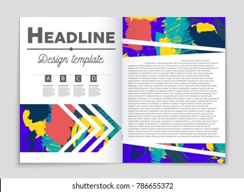 Abstract vector layout background set. For art template design, list, front page, mockup brochure theme style, banner, idea, cover, booklet, print, flyer, book, blank, card, ad, sign, sheet, a4
