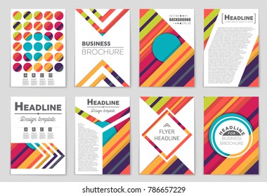 Abstract vector layout background set. For art template design, list, front page, mockup brochure theme style, banner, idea, cover, booklet, print, flyer, book, blank, card, ad, sign, sheet,, a4.