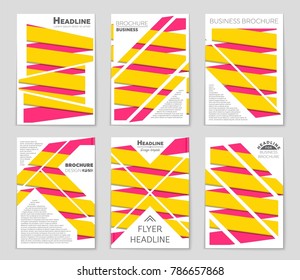 Abstract vector layout background set. For art template design, list, front page, mockup brochure theme style, banner, idea, cover, booklet, print, flyer, book, blank, card, ad, sign, sheet, a4.