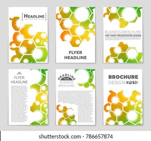 Abstract vector layout background set. For art template design, list, front page, mockup brochure theme style, banner, idea, cover, booklet, print, flyer, book, blank, card, ad, sign, sheet, a4.