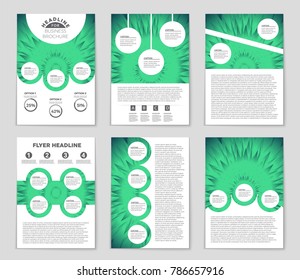 Abstract vector layout background set. For art template design, list, front page, mockup brochure theme style, banner, idea, cover, booklet, print, flyer, book, blank, card, ad, sign, sheet, a4.