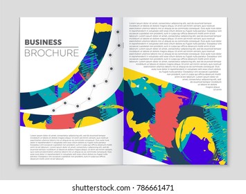 Abstract vector layout background set. For art template design, list, front page, mockup brochure theme style, banner, idea, cover, booklet, print, flyer, book, blank, card, ad, sign, sheet, a4