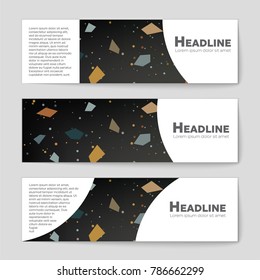 Abstract vector layout background set. For art template design, list, front page, mockup brochure theme style, banner, idea, cover, booklet, print, flyer, book, blank, card, ad, sign, sheet, a4