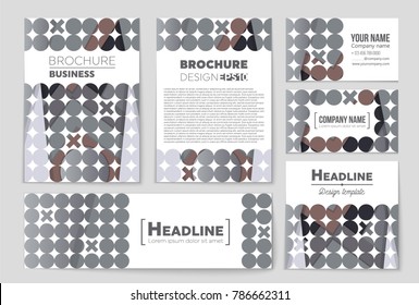 Abstract vector layout background set. For art template design, list, front page, mockup brochure theme style, banner, idea, cover, booklet, print, flyer, book, blank, card, ad, sign, sheet,, a4.