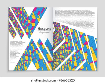 Abstract vector layout background set. For art template design, list, front page, mockup brochure theme style, banner, idea, cover, booklet, print, flyer, book, blank, card, ad, sign, sheet, a4